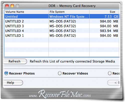 Recover File Memory Card Mac