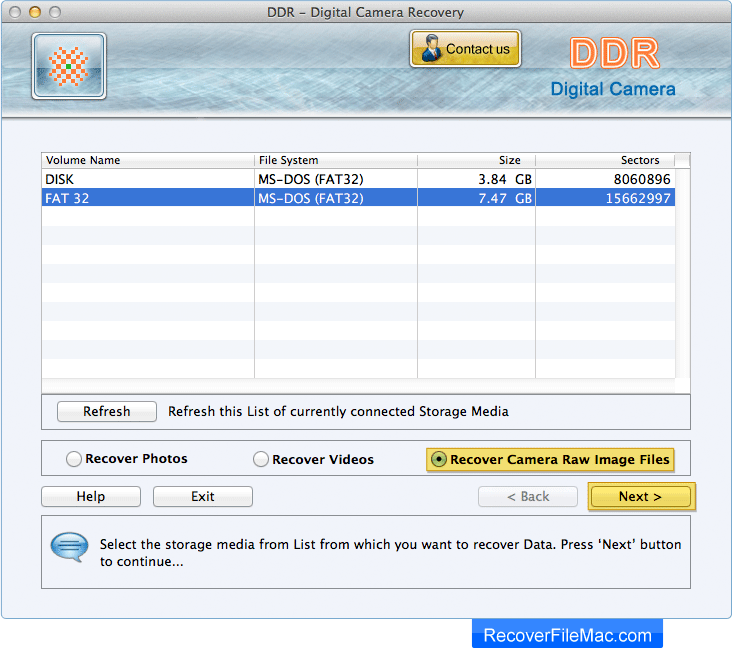 Recover File Mac - Digital Camera