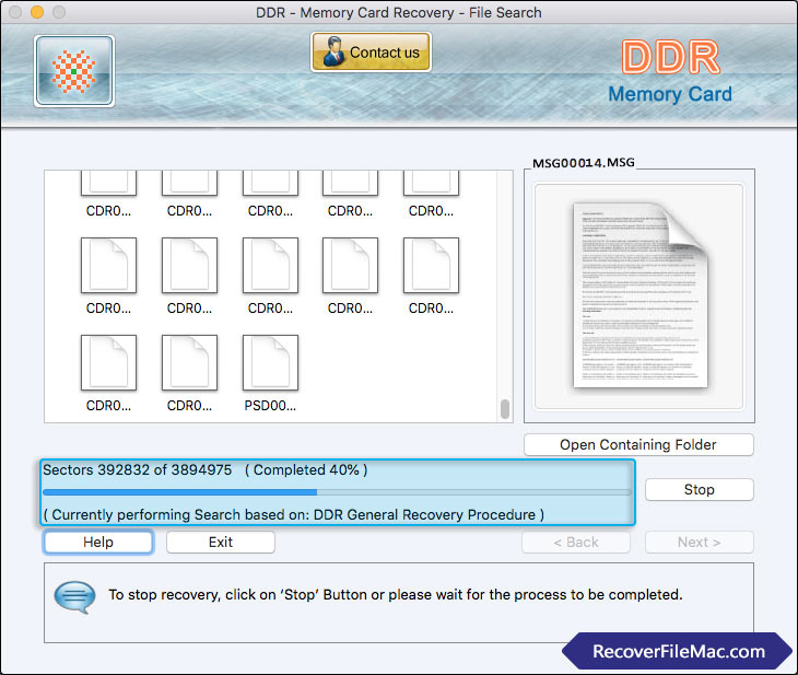 Data Recovery Process