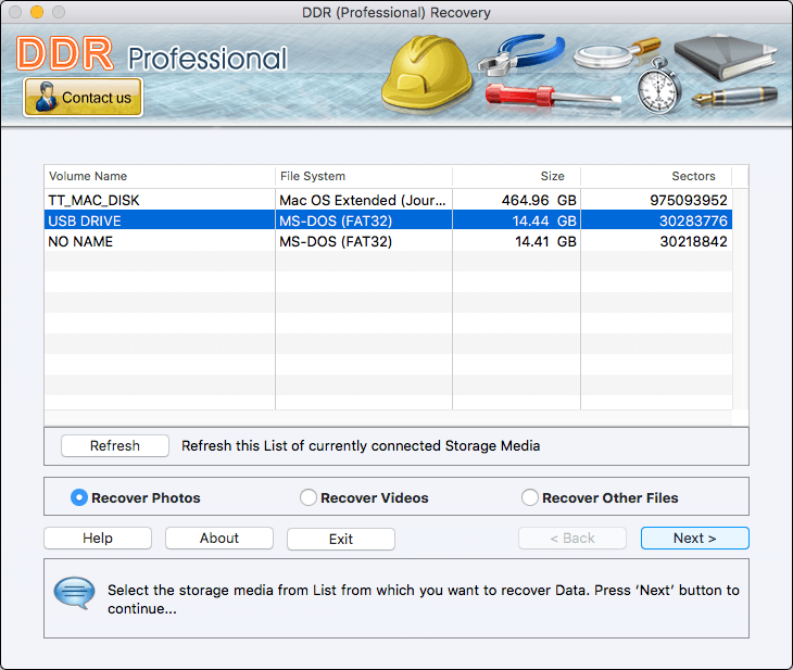 Select Storage Media